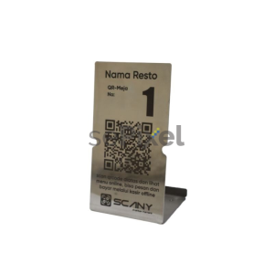 Nomor Meja Stainless